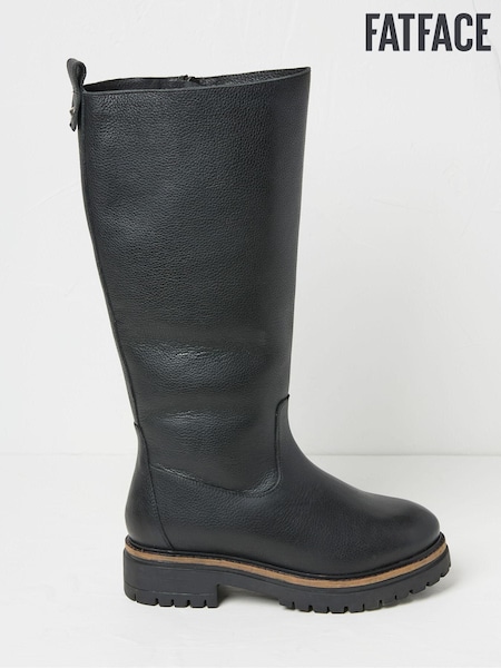 FatFace Emmy Black Riding Boots (E70564) | €91
