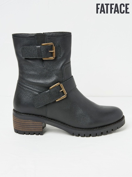 FatFace Liberty Black Biker Boots (E70581) | €72