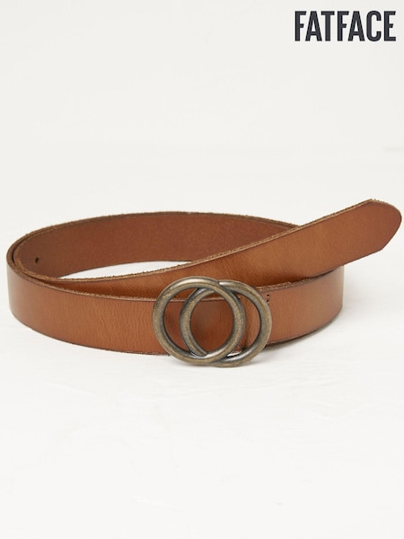 FatFace Jean Brown Double Circle Belt (E70603) | €21