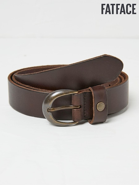 Marrón - Fatface Leather Jean Belt (E70617) | 42 €