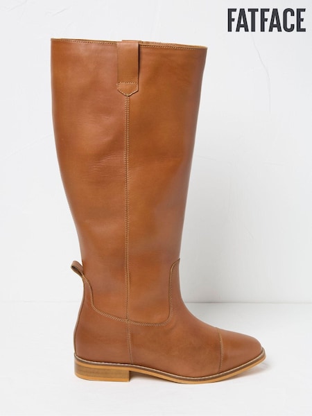 FatFace Victoria Brown Riding Boots (E70628) | €91