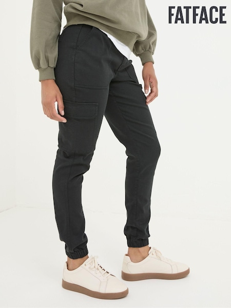 FatFace Hythe Black Cargo Trousers (E70633) | €42