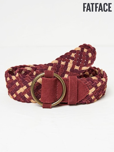 FatFace Red Multi Weave Belt (E70665) | €23.50