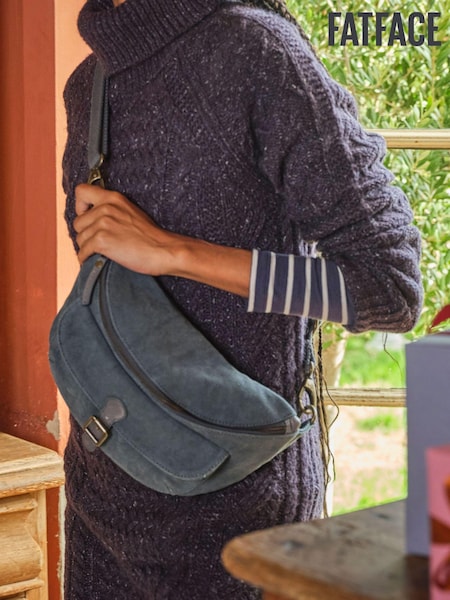 FatFace Blue Canvas Belt Bag (E70674) | €34