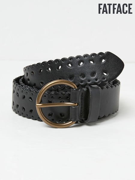 FatFace Black Scalloped Jean Belt (E70678) | €23.50