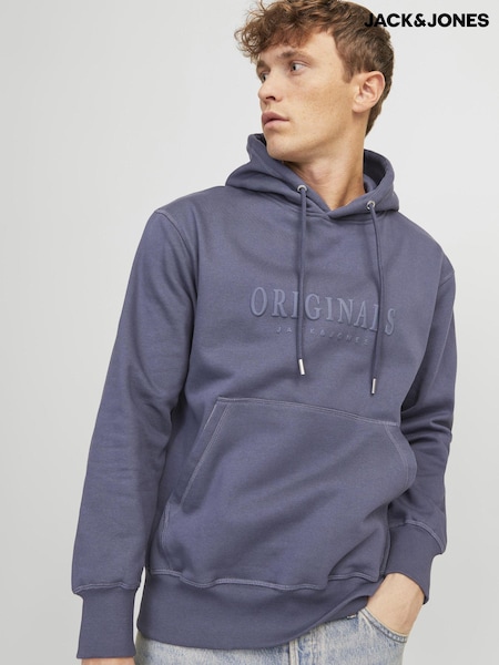 JACK & JONES Blue Regular Fit Hoodie (E70756) | €26
