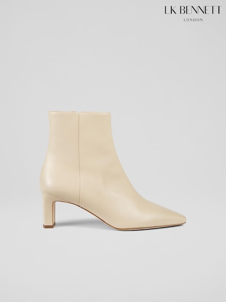 LK Bennett Sand Natural Margaux Ankle Boots (E70845) | €305