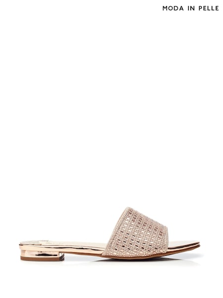 Moda In Pelle Omiley One Band Glitz Sliders (E70879) | OMR21