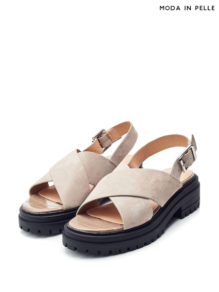 Moda In Pelle Marria Cross-Over Chunky Sandals (E70885) | €51
