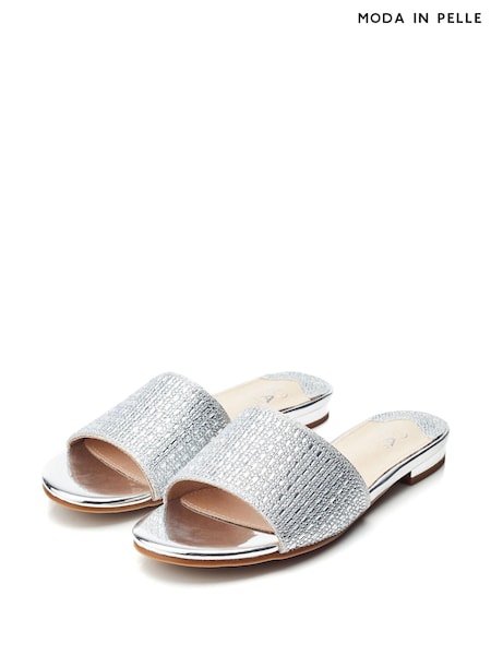 Moda In Pelle Omiley One Band Glitz Sliders (E70887) | 195 QAR