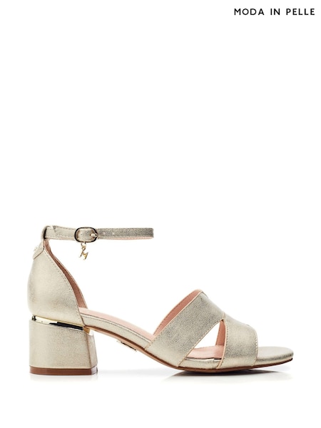 Moda In Pelle Nafiah H-Band Block Heel Sandals (E70890) | $71