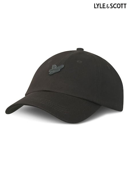 אפור פחם - Lyle & Scott Tonal Eagle Baseball 100% Cotton Cap (E70936) | ‏111‏₪