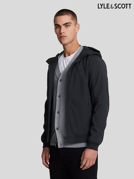 Lyle & Scott Tonal Fleece Back Softshell Jacket (E70939) | 790 zł