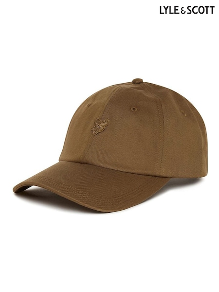 Lyle & Scott Green Tonal Eagle Baseball 100% Cotton Cap (E70940) | €31