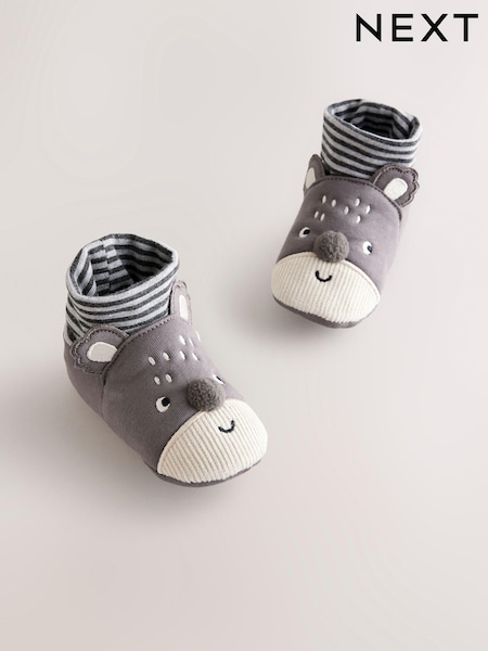 אפור דובי קואלה - Baby Sensory Sock Top Boots (0-24 Months) (0-2mths) (E70988) | ‏38‏₪