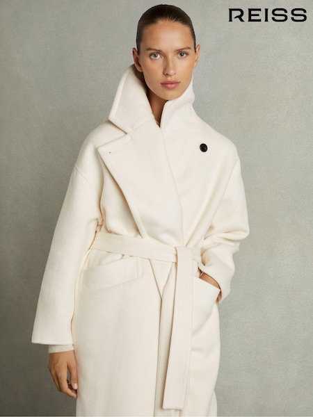 Kermanvaalea - Reiss Bridget Wool-Blend Blindseam takki (E71001) | €595