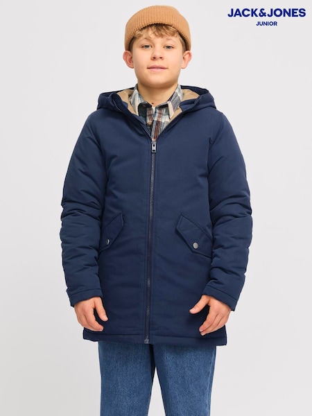 JACK & JONES JUNIOR Longline Hooded Parka Jacket (E71015) | 2,704 UAH