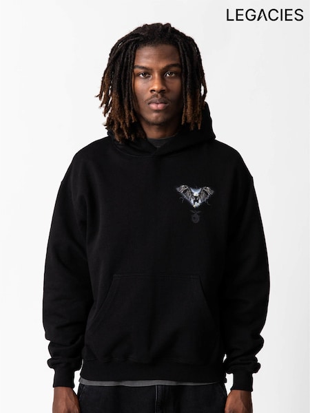 Legacies Black Benfica Águia 100% Cotton Hoodie (E71041) | R$ 890