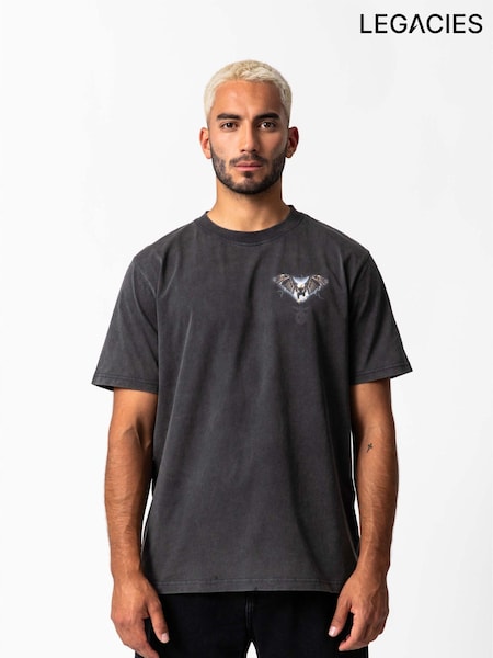 Legacies Black Benfica Águia Vintage 100% Cotton T-Shirt (E71042) | R$ 495