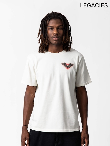 Legacies White Benfica Águia Vintage 100% Cotton T-Shirt (E71046) | R$ 495