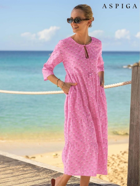Vaaleanpunainen - Aspiga Geranium Emma Dress (E71144) | €142