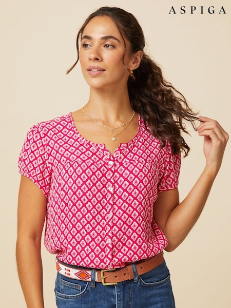 Aspiga Pink Lisbon Shirt (E71150) | AED160