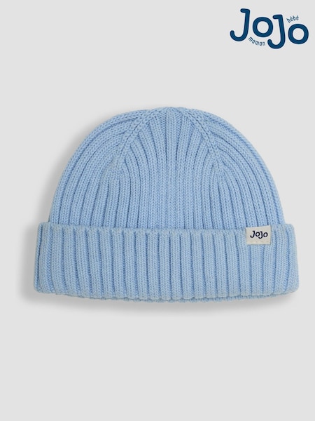 JoJo Maman Bébé Light Blue Rib Hat (E71219) | €5.50