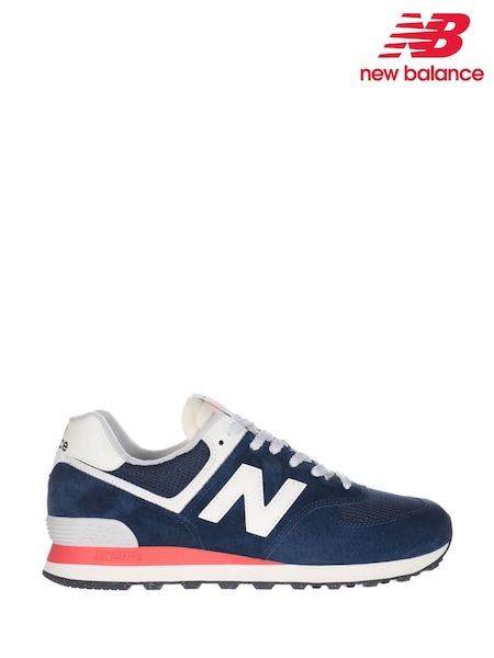 New Balance Black Mens 574 Trainers (E71225) | LEI 708