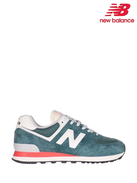 New Balance Green Mens 574 Trainers (E71238) | €126