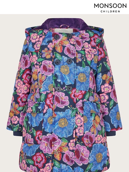 Monsoon Tapestry Print Coat (E71372) | ‏327‏₪ - ‏377‏ ₪