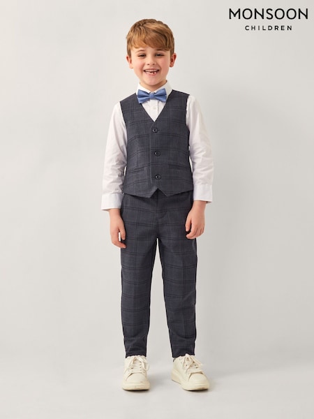 Monsoon 4-piece Check Suit (E71384) | ‏251‏₪ - ‏352‏ ₪