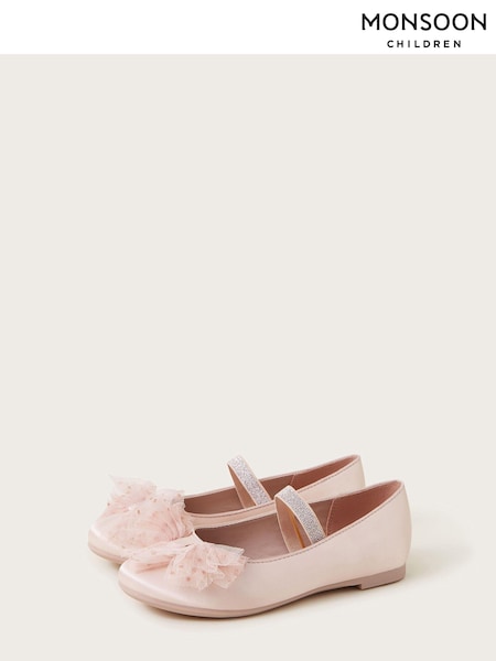 Monsoon Net Bow Ballerina Flats (E71412) | 85 LEI - 100 LEI