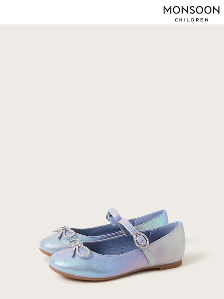 Monsoon Diamante Bow Ballerina Flats (E71431) | 108 LEI - 125 LEI