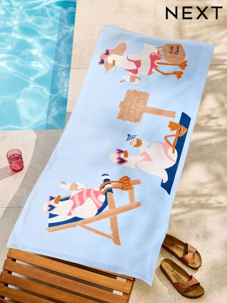 Seagull 100% Cotton Beach Towel (E71483) | 19 €