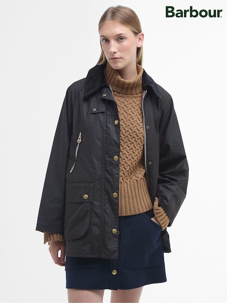 Barbour® Rust Brown Lynne Wax 100% Cotton Jacket (E71578) | €244