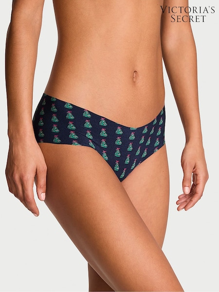 Victoria's Secret Noir Navy Blue Christmas Tree Hipster Knickers (E71649) | €4.50