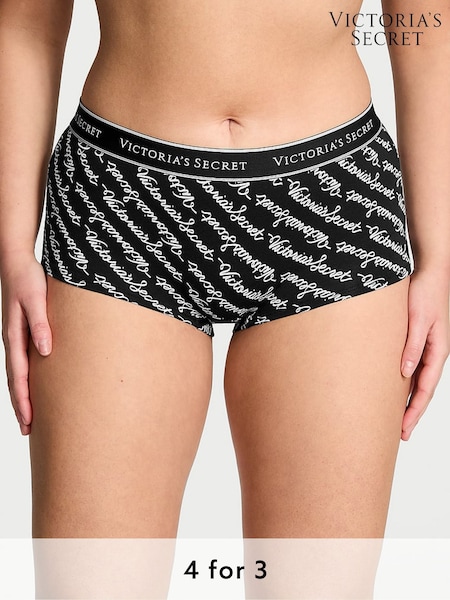Victoria's Secret Vs Script Black Short Knickers (E71994) | €10.50
