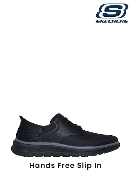 Black - Skechers Orell Yates Slip in Trainers (E72605) | 126 €
