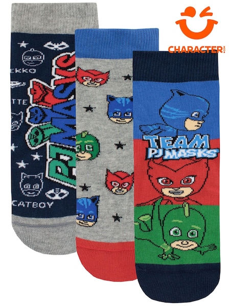 Character Blue Masks 100% Cotton Socks 3 Pack (E72608) | €7