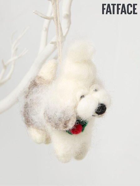 FatFace Grey Sidney Sheep Dog Decoration (E72612) | €6.50