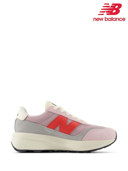Roșu/Roz - Antrenori New Balance pentru fete 370 (E72651) | 559 LEI