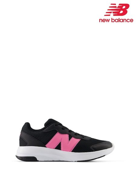 New Balance Black/Pink Girls 578 Trainers (E72657) | €46