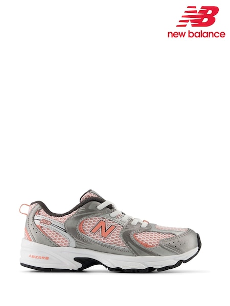 New Balance Pink/Orange Girls 530 Trainers (E72659) | kr785