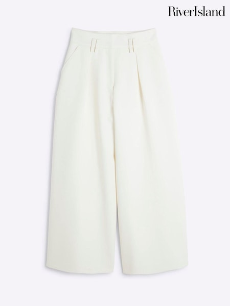 River Island Petite Tailored Wide Leg Trousers (E72873) | €71