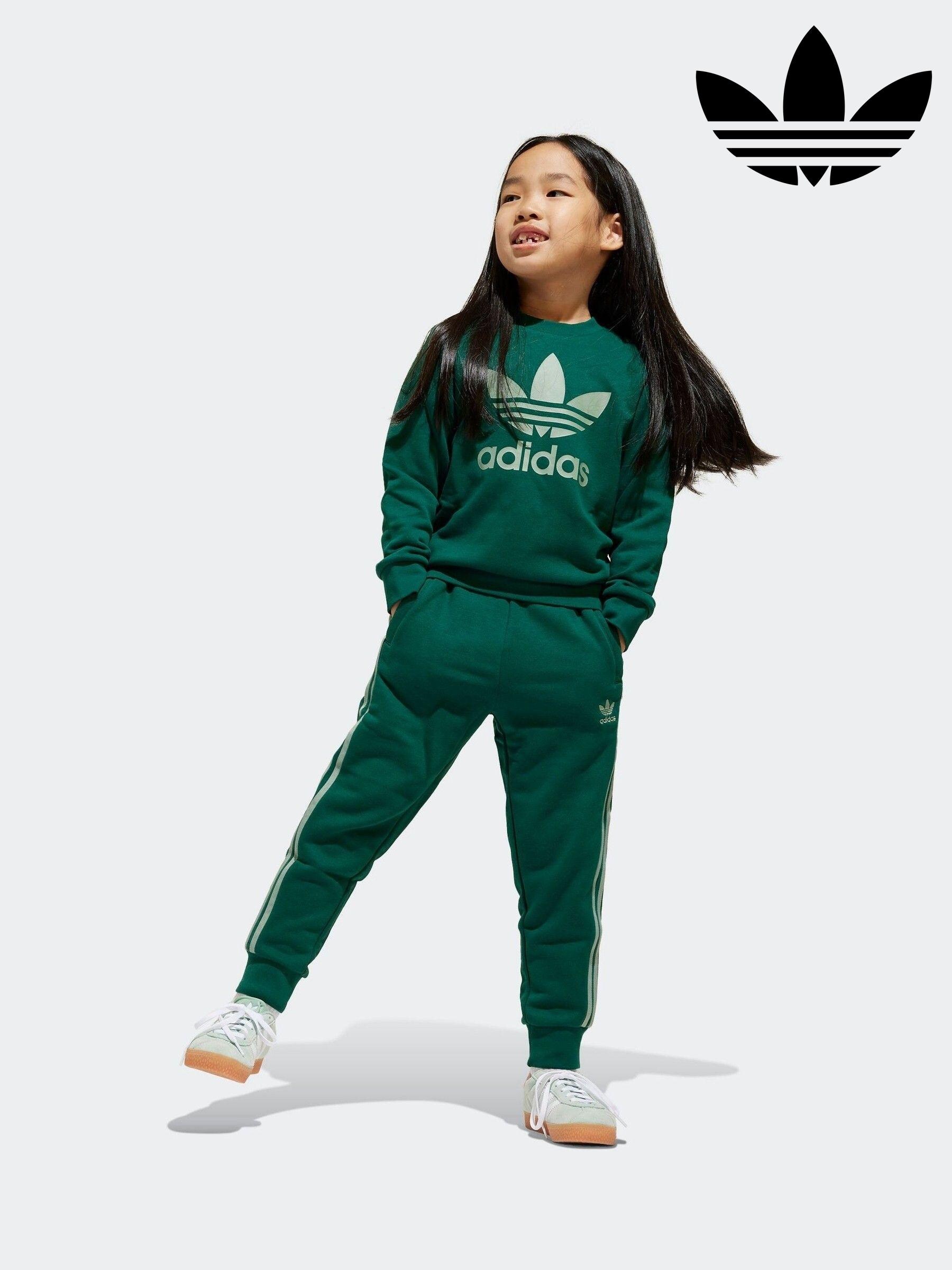 Trefoil crew tracksuit sale