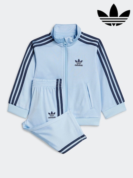 adidas Originals Blue Infant Firebird Tracksuit (E73163) | $53