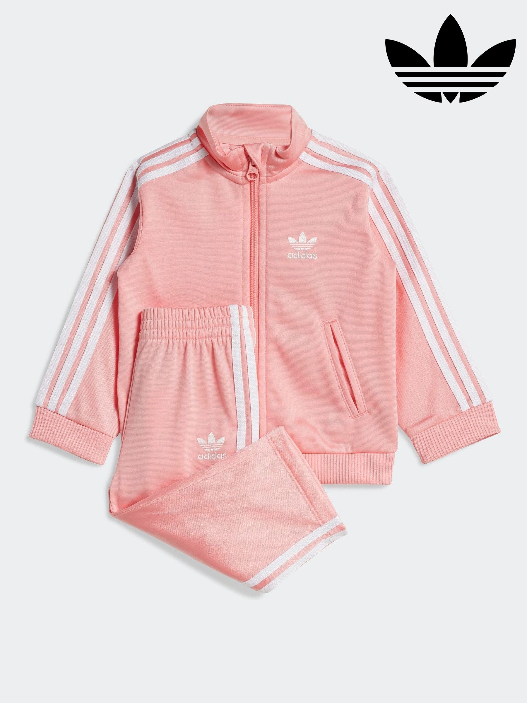 adidas pink sst tracksuit