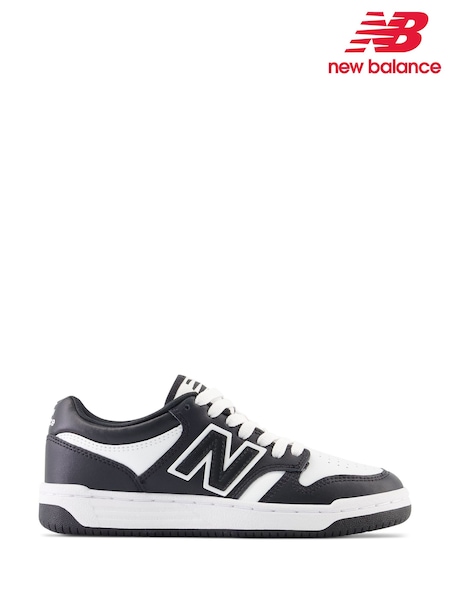 New Balance Black/White Boys 480 Trainers (E73326) | €77