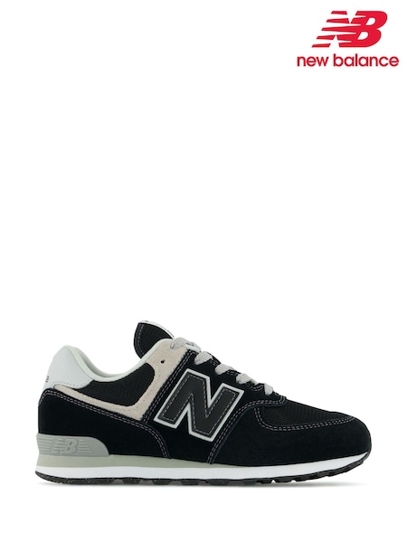 Negro - New Balance Boys 574 Trainers (E73333) | 96 €