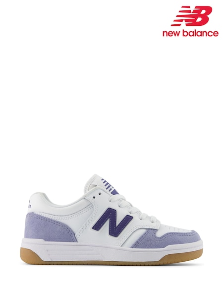 Blauw/wit - New Balance Boys 480 Trainers (E73340) | € 84